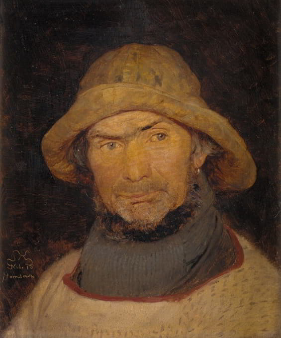 Peder Severin Krøyer - Portræt af en fisker fra Hornbæk