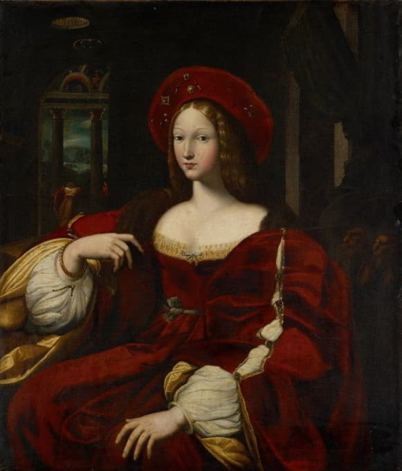 Anonymous - Portrait of Dona Isabel de Requesens, Vice Queen of Naples (formerly known as Portrait of Princess Joan of Aragon)