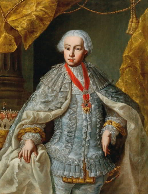 Habsburg Court Painter - Portrait Of Archduke Leopold (Later Emperor Leopold Ii)