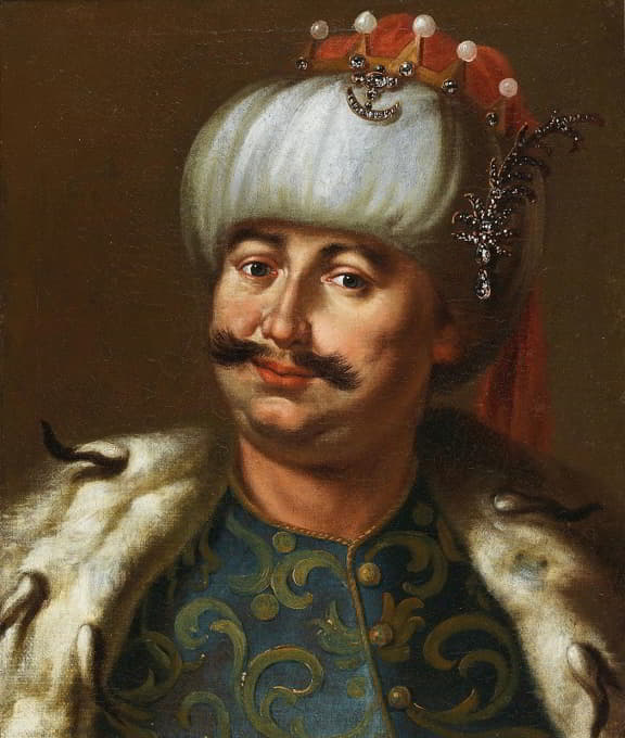 波兰贵族肖像，传统上被认为是波兰国王约翰三世·索比斯基，打扮成奥斯曼苏丹