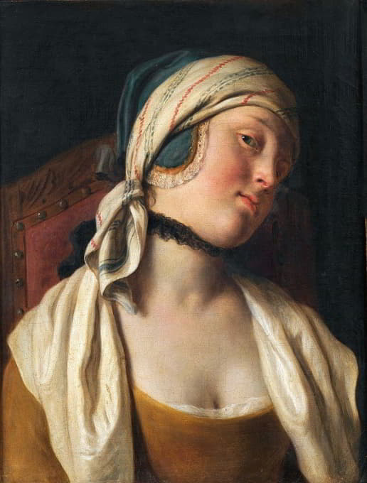 Pietro Rotari - Portrait Of A Young Woman