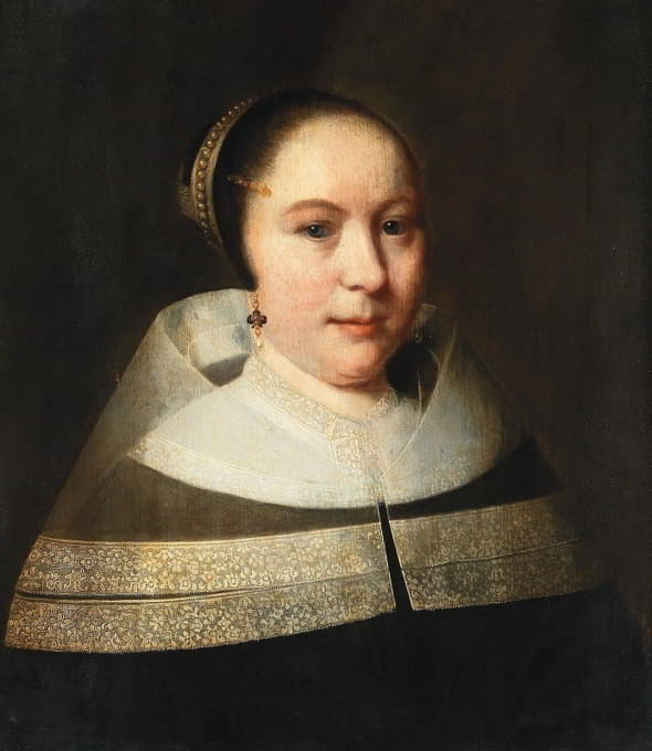 Thomas de Keyser - Portrait Of A Lady