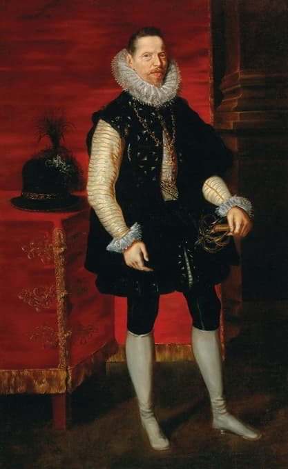Workshop of Peter Paul Rubens - Portrait Of Archduke Albrecht Vii Of Austria
