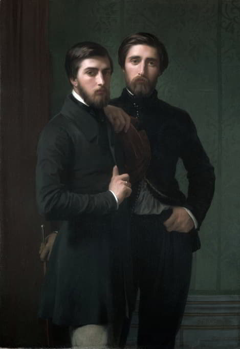 Jean-Hippolyte Flandrin - René-Charles Dassy and His Brother Jean-Baptiste-Claude-Amédé Dassy