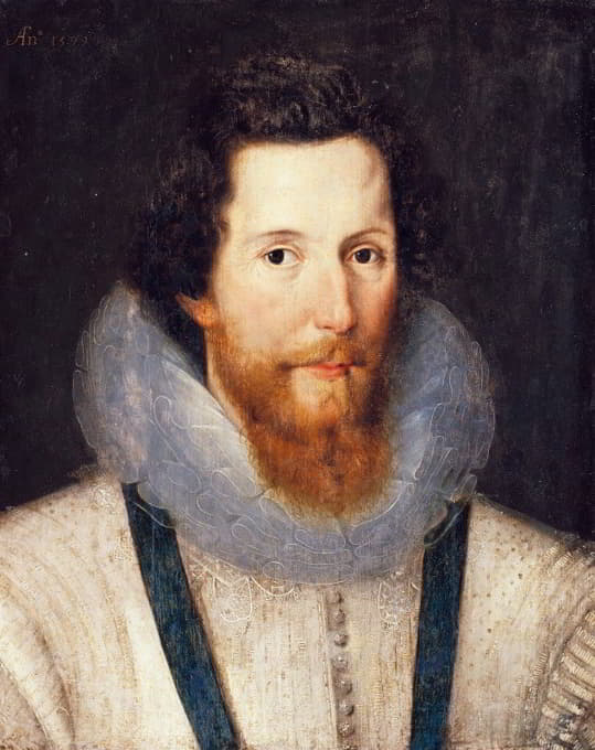 Marcus Gheeraerts the Younger - Portrait of Robert Devereux,Second Earl of Essex