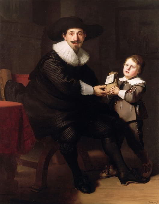 Jean Pellicorne和他的儿子Caspar