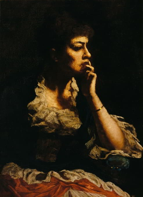 伊斯曼·约翰逊夫人的肖像