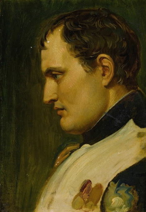French School - Napoleon Bonaparte In Profile