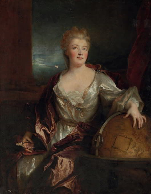 加布里埃尔·埃米莉·勒托内利尔·德布雷泰尔肖像，侯爵夫人