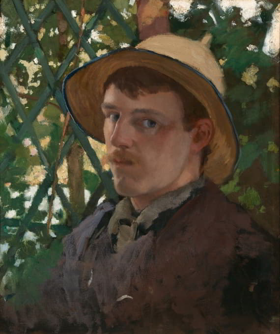 Will Hicock Low - Self-Portrait at Montigny