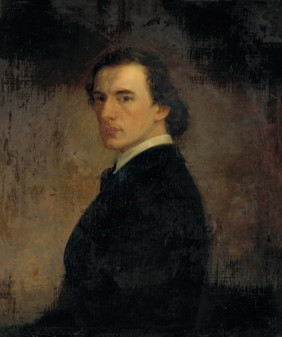William Edgar Marshall - Portrait of the Artist, Age 23
