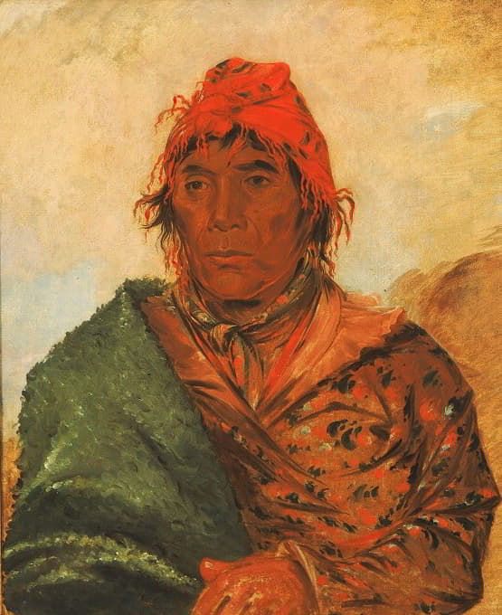 George Catlin - Ee-Mat-Lá-, King Phillip, Second Chief