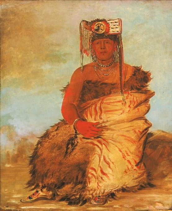 La-Kée-Too-Wi-RáSha，小酋长，一位塔帕奇·波尼战士