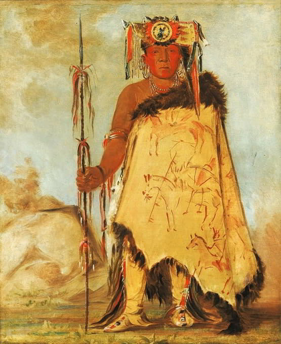 George Catlin - La-Wée-Re-Coo-Re-Shaw-Wee, War Chief, a Republican Pawnee