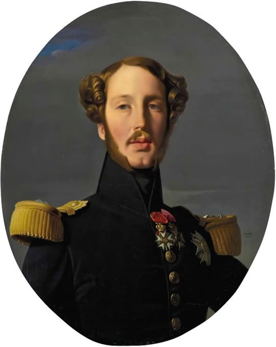 奥尔良公爵、波旁奥尔良的费迪南德·菲利普·路易斯·查尔斯·亨利肖像