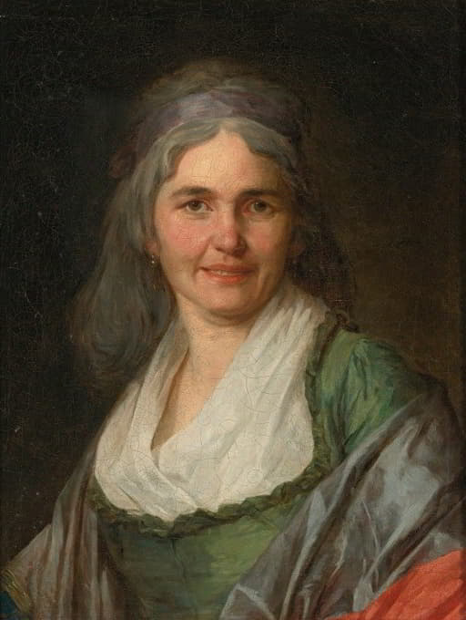 Louis Rolland Trinquesse - Portrait Of A Woman
