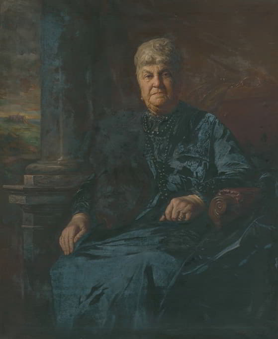 Andrej Bača - Portrait of Countess Csákyová