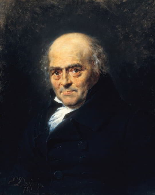 Eugène Devéria - Portrait of Monsieur Couche