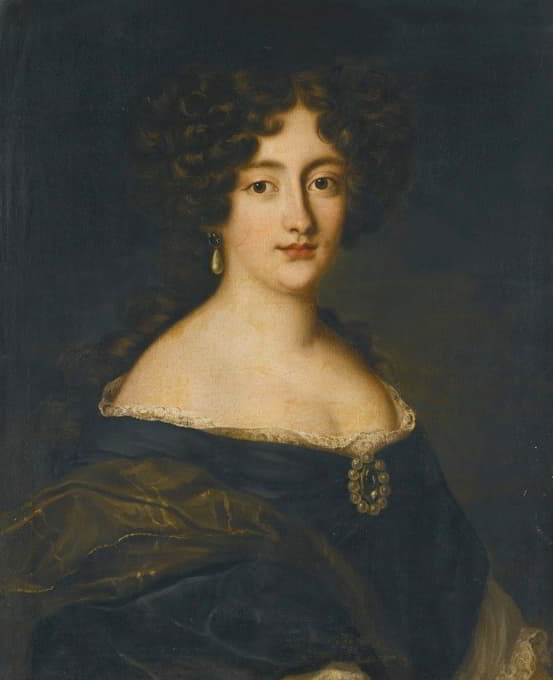Jacob Ferdinand Voet - Portrait Of Ortensia Mancini (1645 – 1699), Duchess Of Mazarino