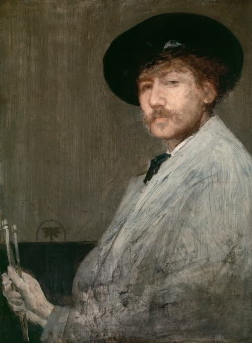 James McNeill Whistler - Arrangement in Gray, Portrait of the Painter
