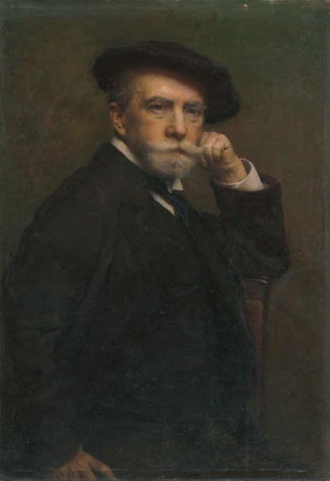 Leopold Horovitz - Self portrait