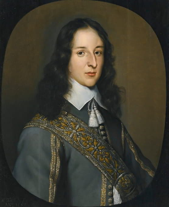 托马斯·贝拉西塞（Thomas Belasyse）的肖像，24岁，后来是福康伯格伯爵一世（1627-1700年）