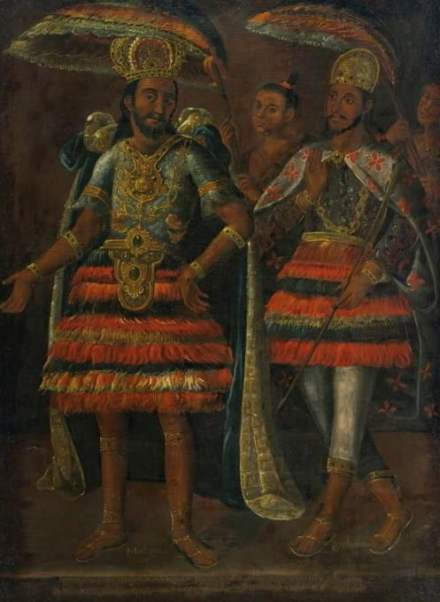 莫特祖玛和库胡特莫克肖像