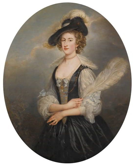 苏珊娜·霍尔肖像，艾尔斯伯里伯爵夫人（1732-1783）