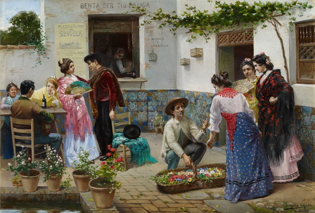 José Rico Cejudo - Andalusians at the Country Inn