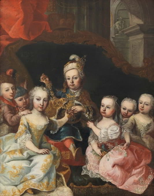 约瑟夫二世。作为有六个兄弟姐妹的王储