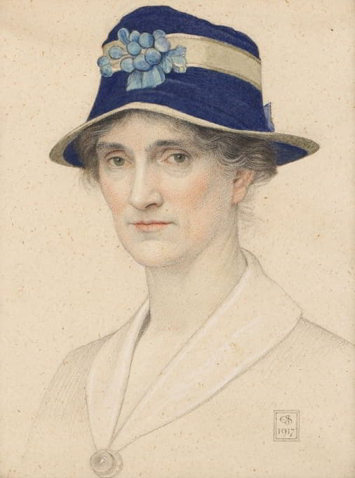安娜·伊丽莎白·索瑟尔肖像，尼贝克