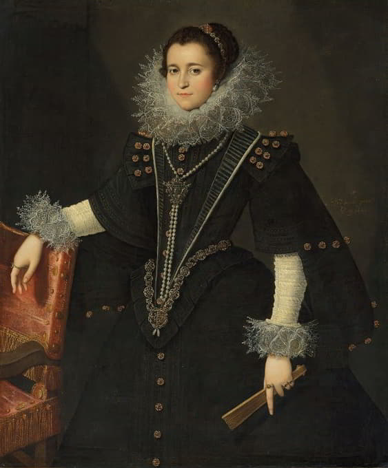 Bartolomé González Y Serrano - Portrait of a lady
