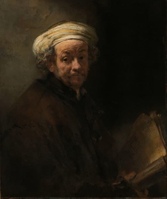 Rembrandt van Rijn - Self-portrait as the Apostle Paul