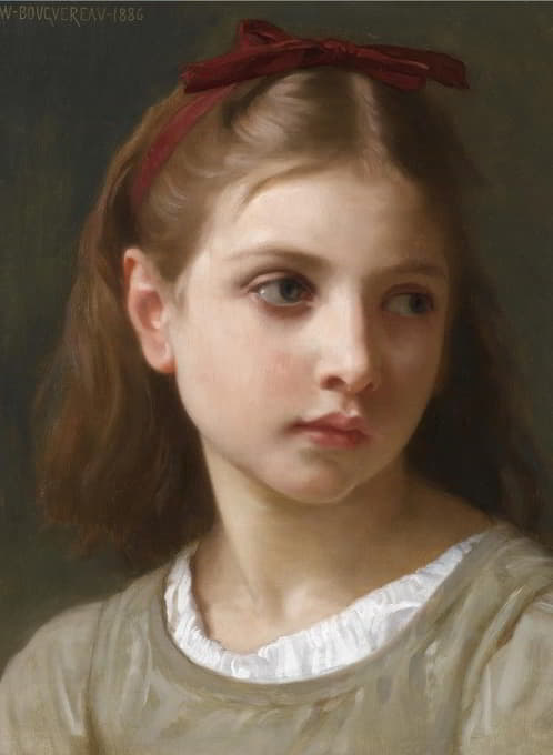 William-Adolphe Bouguereau - Une petite fille
