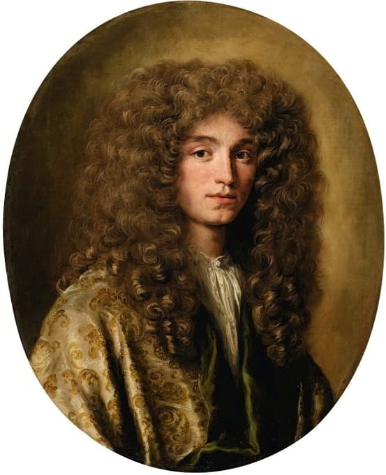 一个戴假发的男人的肖像
