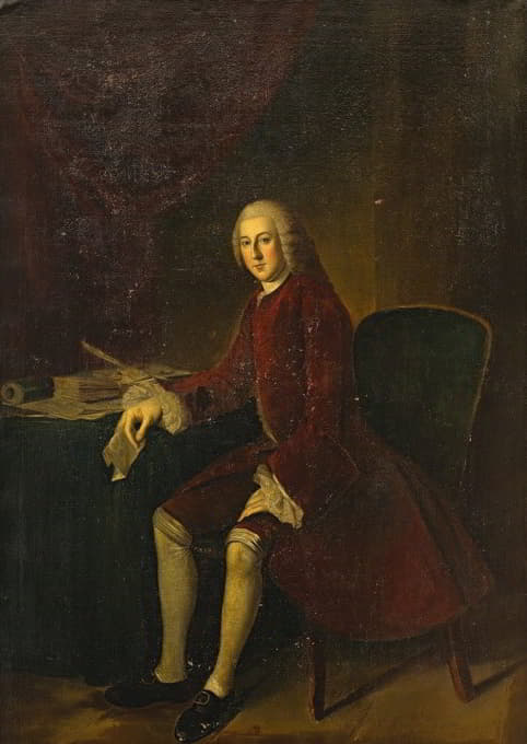 William Bright Morris - Portrait of William Pitt, 1st Earl of Chatham