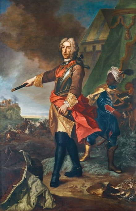 Johann Gottfried Auerbach - Prinz Eugen von Savoyen als Feldherr