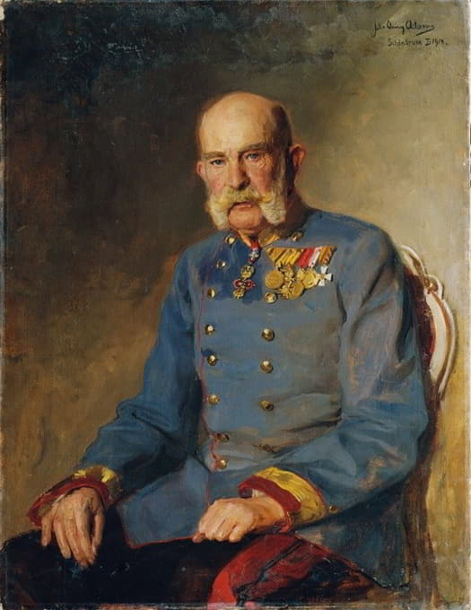 弗朗茨·约瑟夫一世皇帝，穿着奥地利陆军元帅的军服