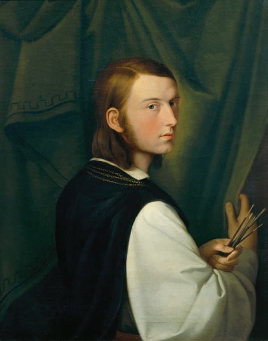 Johann Evangelist Scheffer von Leonhardshoff - Selbstporträt