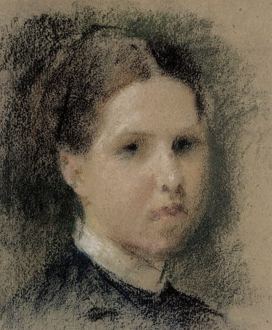 Albert Edelfelt - Portrait of Annie Edelfelt