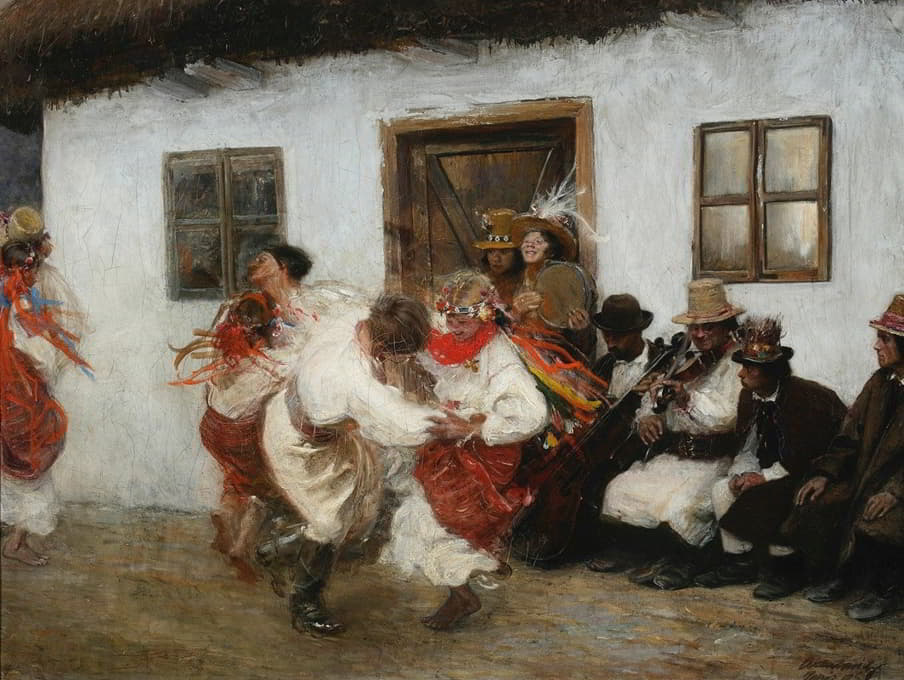 Teodor Axentowicz - Ukrainian folk dance