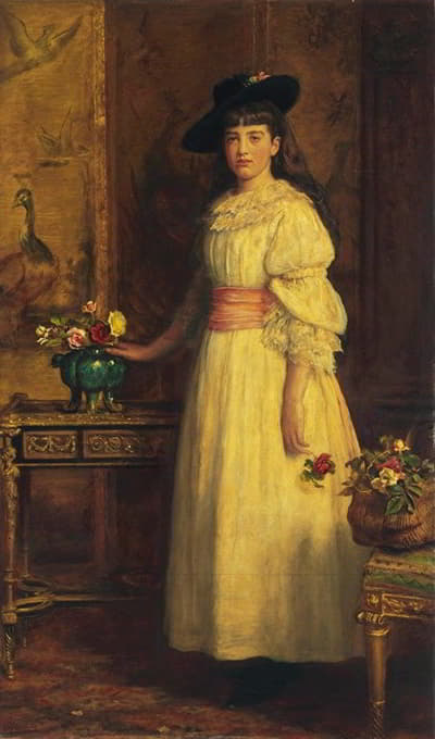 Sir John Everett Millais - Miss Gertrude Vanderbilt
