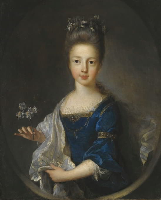 Jean-François de Troy - Portrait Of Princess Luisa Maria Theresa Stuart (1692-1712)
