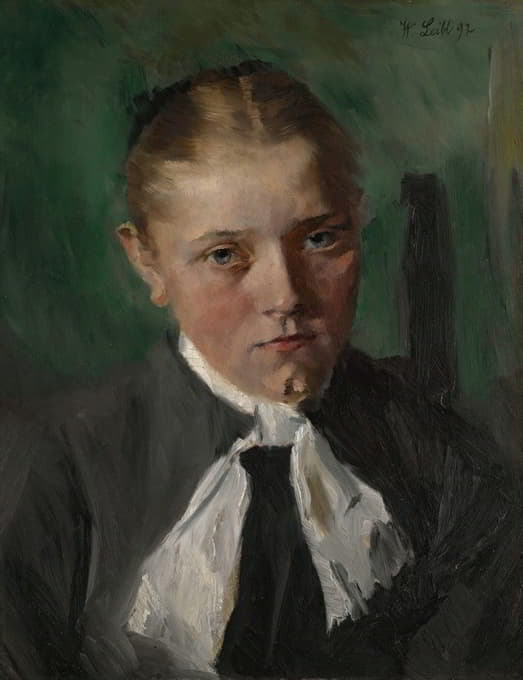 Wilhelm Leibl - Bauernmädchen (Peasant Girl)