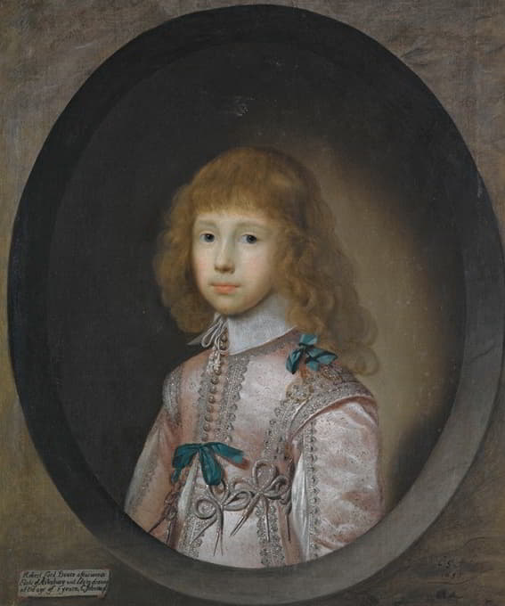 罗伯特、布鲁斯勋爵、后来的第二代埃尔金伯爵和第一代艾尔斯伯里伯爵的肖像（1626-1685）