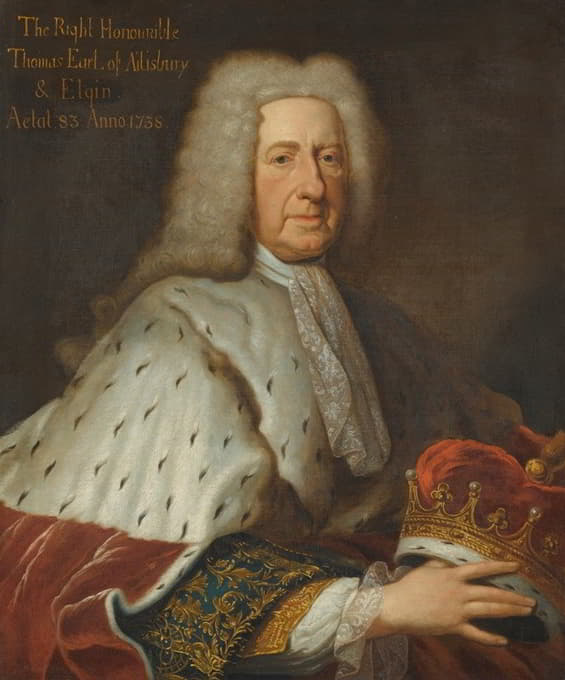 Francois Harrewijn - Portrait of Thomas Bruce, 2nd Earl of Ailesbury