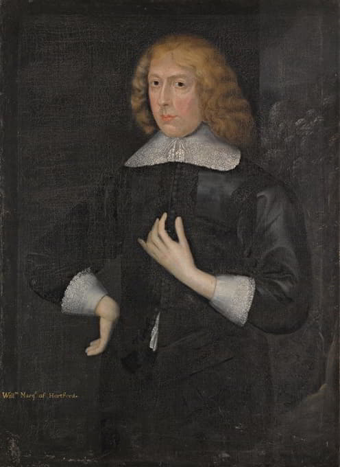 威廉·西摩的肖像，赫特福德侯爵，后来的萨默塞特公爵（1588-1660）
