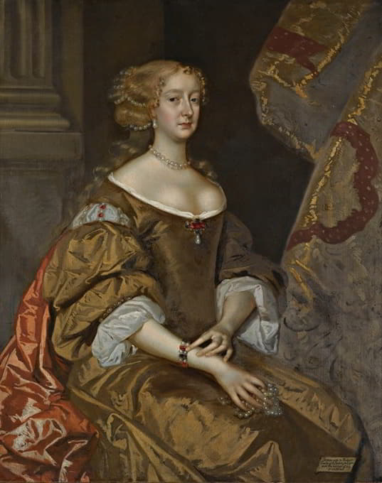 Henri Gascar - Portrait of Lady Diana, Countess of Ailesbury (C.1631-1689)