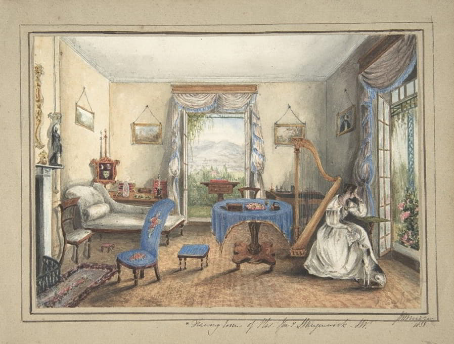 Julien Muère - Drawing Room of the Plas. Spa