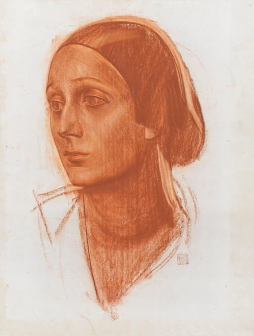 Alexander Evgenievich Yakovlev - Portrait Of Anna Pavlova